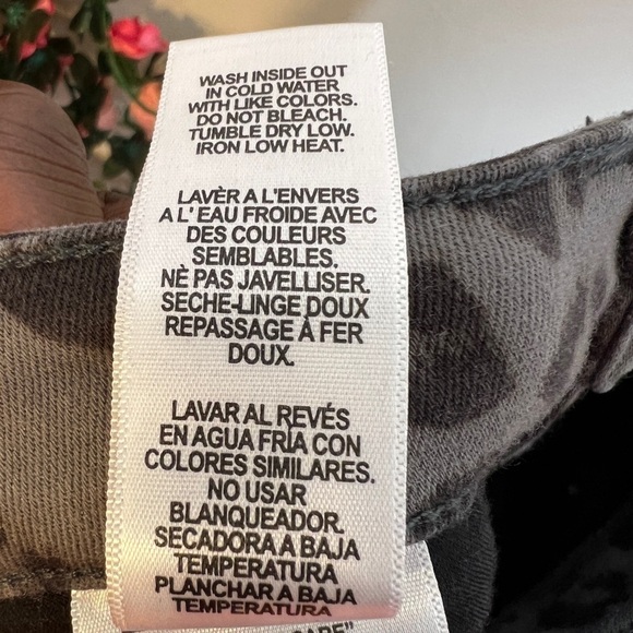 Good American Good Legs Gray Leopard Skinny Jeans Womens Size 29/8 High Waist 🌹 - Picture 13 of 13